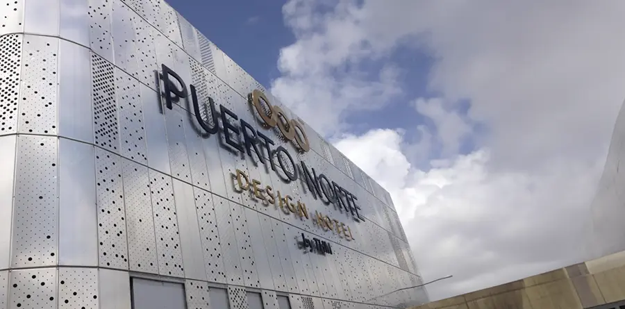 Ejemplo de quiebravistas aplicados al proyecto Puerto Norte Design Hotel